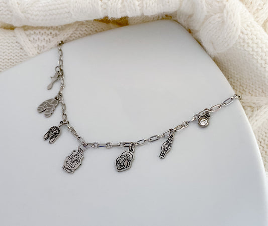 Armor of God Necklace - Silver