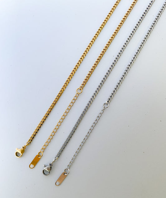 Flat Linked Chain Necklace