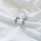 Music Earring Studs - Silver