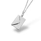 Envelope ‘Love You’ Necklace - Silver
