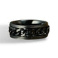 Chain Fidget Ring: Black-on-Black