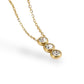 Diamanté Triplet Necklace - Gold