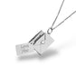 Envelope ‘Love You’ Necklace - Silver