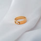Diamanté Fidget Ring - Gold