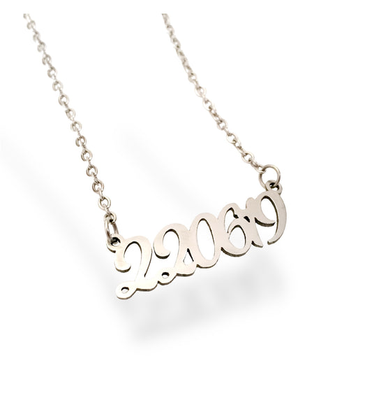 Personalized Date Necklace