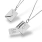 Envelope ‘Love You’ Necklace - Silver