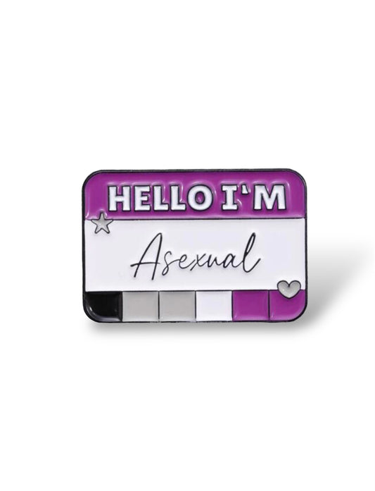 Name-Tag Pin - Asexual