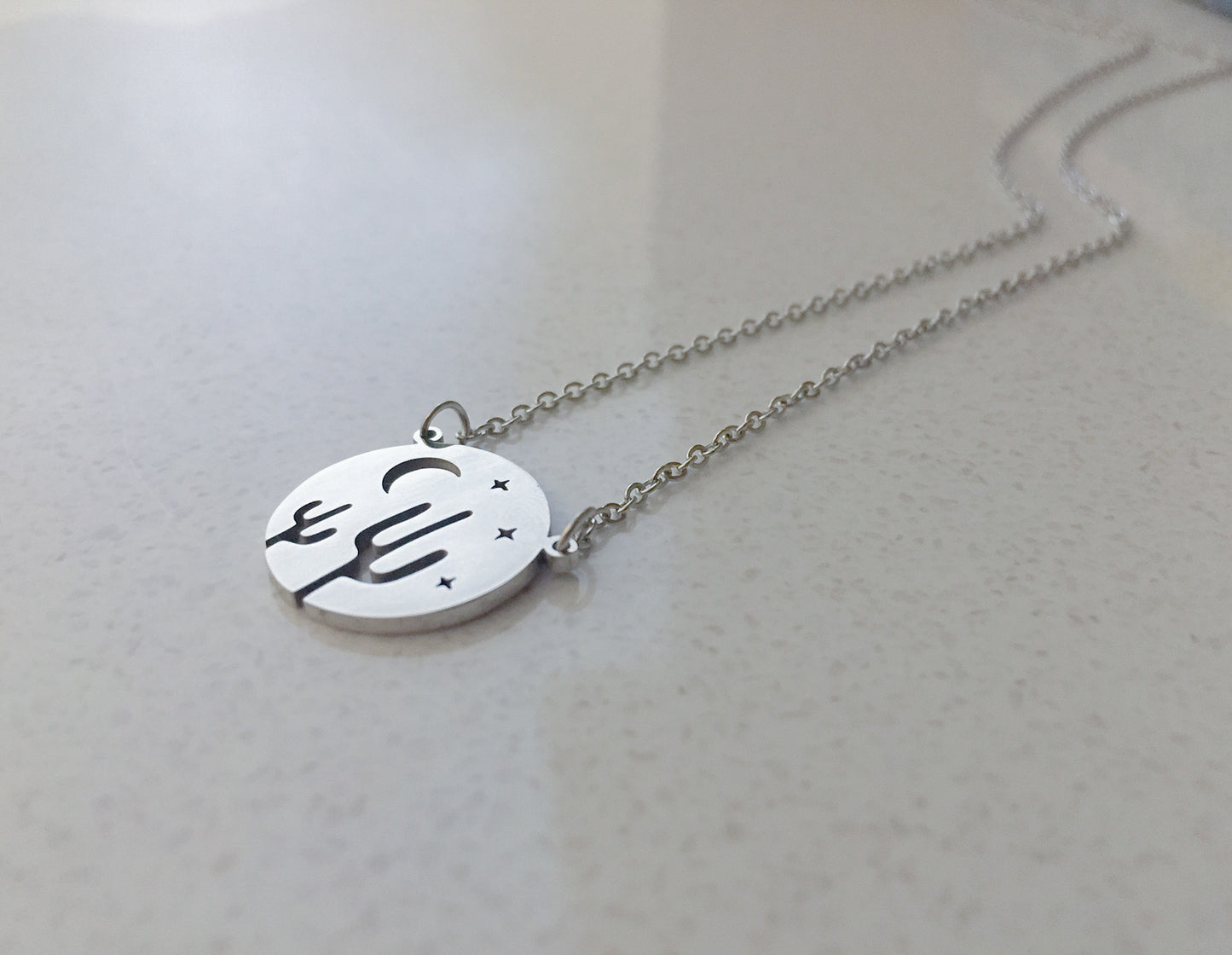 Desert Style Necklace - Silver