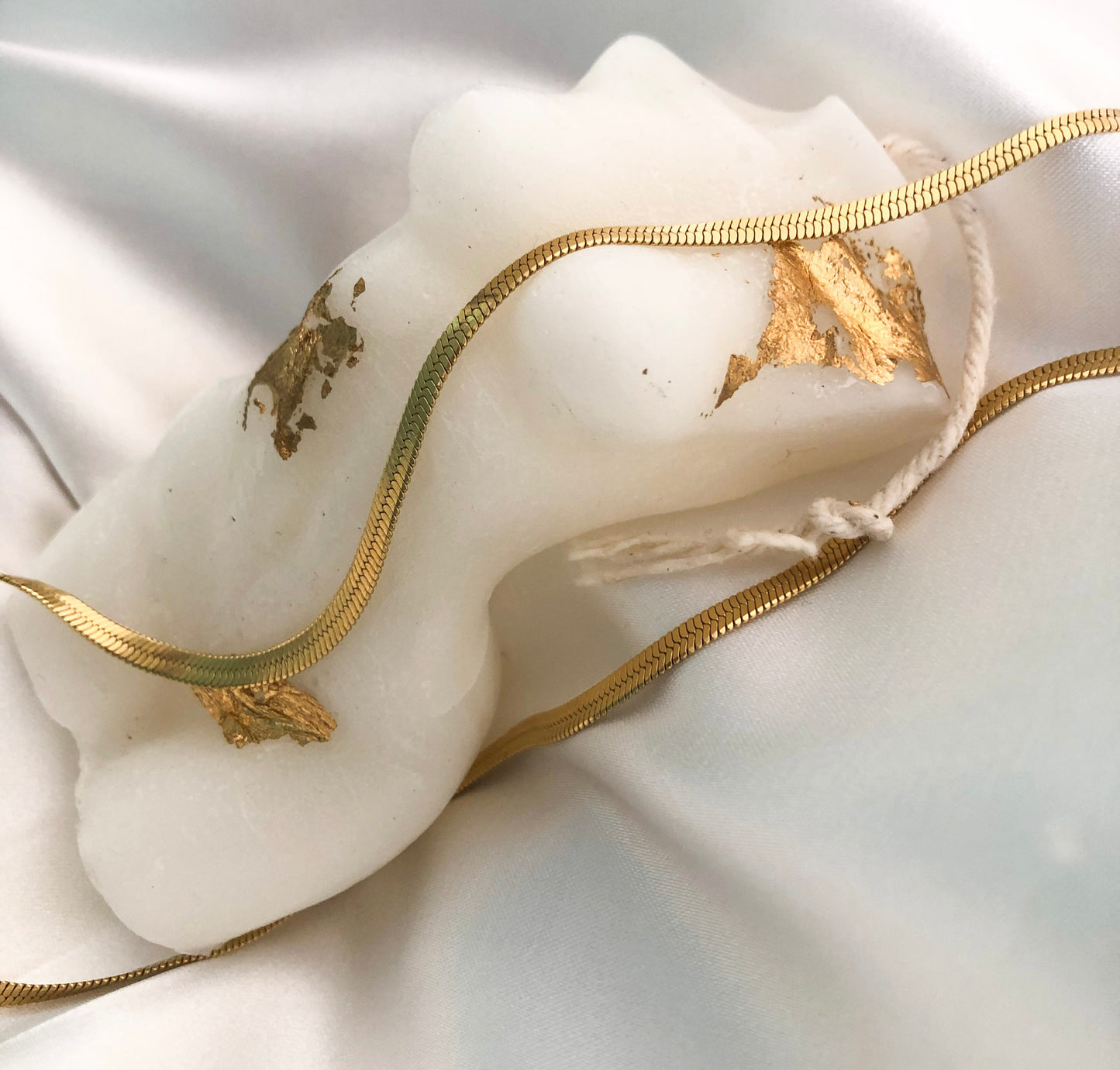 Flat Snake Chain - Gold