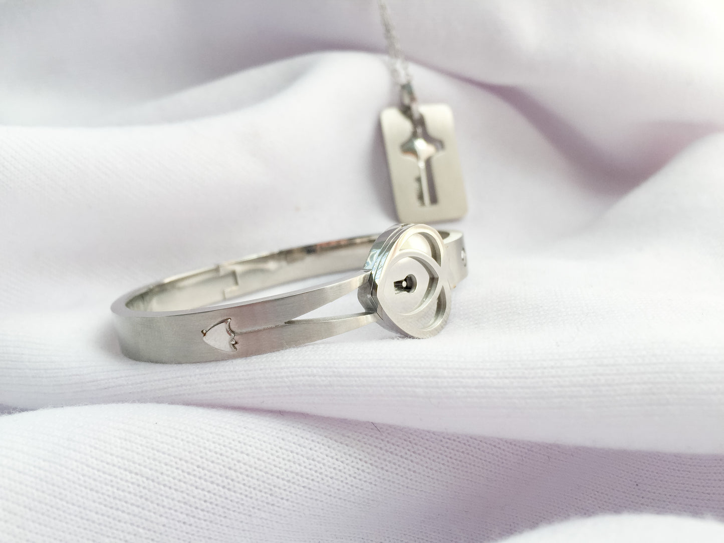 Lock & Key Set - Silver