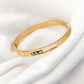 Diamanté Fidget Bangle - Gold