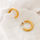 Large Hoop Earrings - Gold