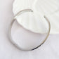 Diamanté Fidget Bangle - Silver