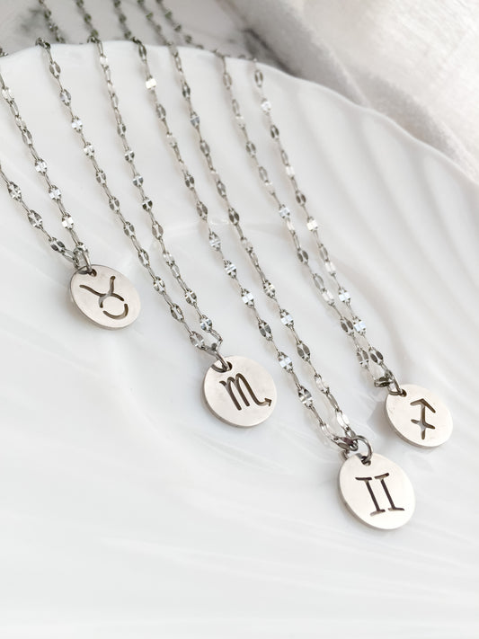 Zodiac Cutout Necklace