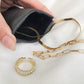 PU Leather Magnetic Jewelry Pouch